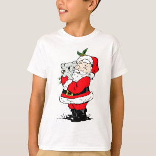 Niedliches australisches Weihnachten Sankt mit T-Shirt