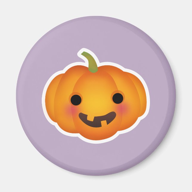 Niedliches Autumn Pumpkin Design Magnet (Vorne)