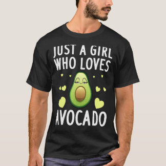 Niedliches Avocado Design für Mädchen Frauen Kinde T-Shirt