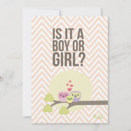 Niedliches Baby-Baby-Gender-Party einladen Einladung