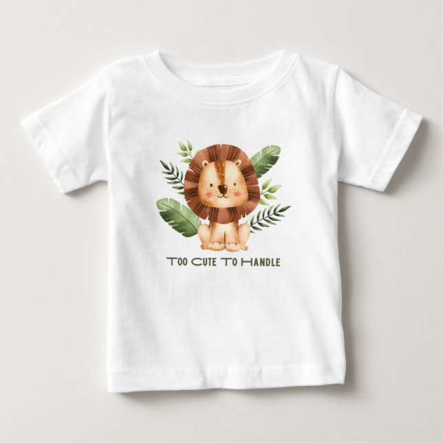 Niedliches Baby Baby T-shirt (Vorderseite)