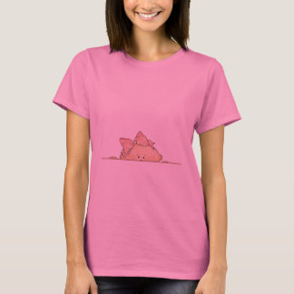 Niedliches Baby beim Flüchtige Blick T-Shirt