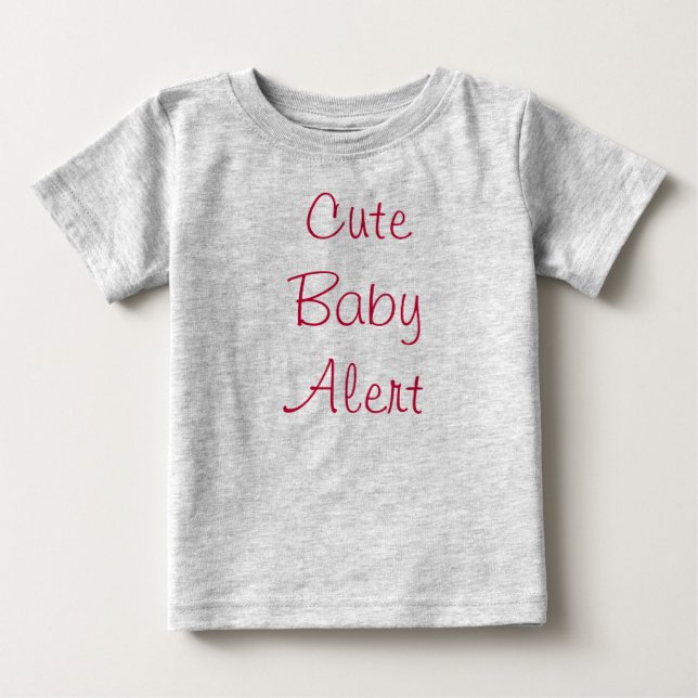 Niedliches Baby Bio Baby T-shirt (Vorderseite)