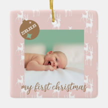Niedliches Baby Birth Announcement Foto