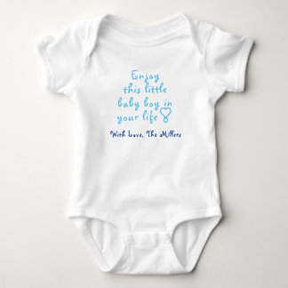 Niedliches Baby Boy One-Piece, Personalisiertes Ba Strampler
