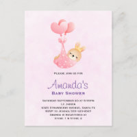 Niedliches Baby Bunny in einer Herz-Blanket Baby-D