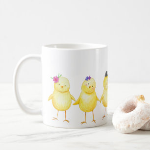Niedliches Baby Chicks Hühnchen Lover Geschenkspas Kaffeetasse
