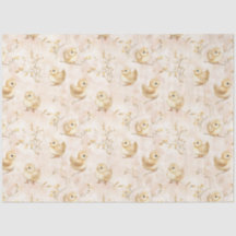 Niedliches Baby Chicks Pink Wasserfarbmuster