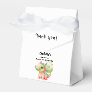 Niedliches Baby Dinosaur Babydusche Geschenkschachtel