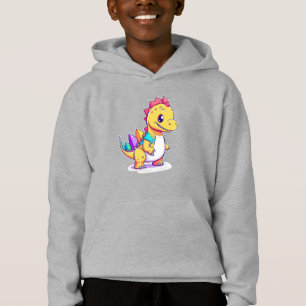 Niedliches Baby-Dinosaurier-Design für Kinder T - Hoodie