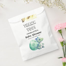 Niedliches Baby Dinosaurier mit Ei-Baby-Dusche Geschenktütchen