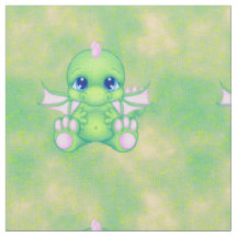 Niedliches Baby Dragon Green & Pink