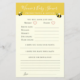 Niedliches Baby-Duschberatung und Vorhersagen