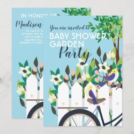 Niedliches Baby Dusche Garden Party Floral Einladu Einladung