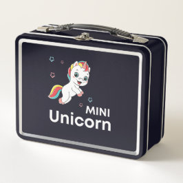 Niedliches Baby Einhorn Moderne Metall Brotdose