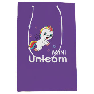 Niedliches Baby Einhorn Moderne Mittlere Geschenktüte