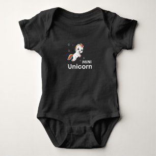 Niedliches Baby Einhorn Moderne Strampler