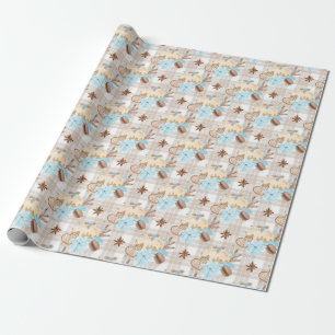 Niedliches Baby Es ist kaltes Outside Wrapping Pap Geschenkpapier