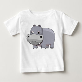 Niedliches Baby-Flusspferd Baby T-shirt