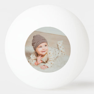 Niedliches Baby-Foto Personalisiert Tischtennisball