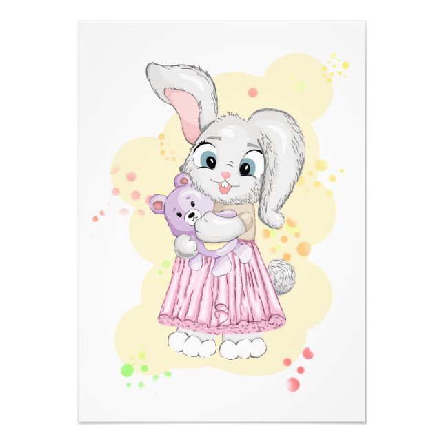 Niedliches Baby Fotodruck (Vorne)