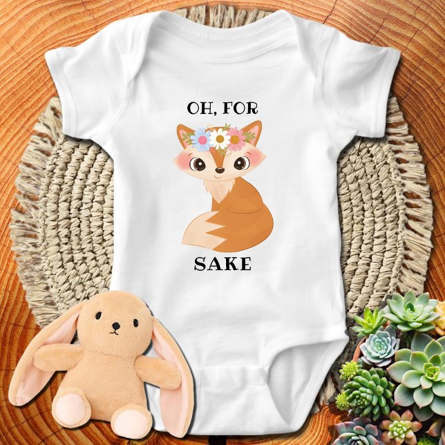 Niedliches Baby-Geschenk - für Fox Sake Funny Baby Strampler (Von Creator hochgeladen)