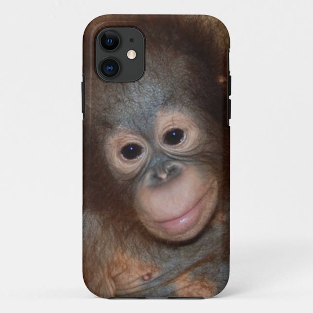 Niedliches Baby-Gesichts-Primat Case-Mate iPhone Hülle (Rückseite)