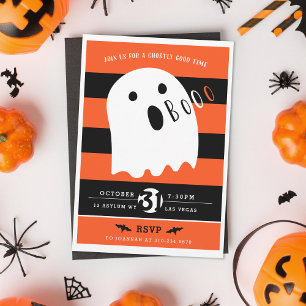Niedliches Baby Ghost-Halloween-Party Einladung