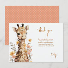 Niedliches Baby-Giraffe Kinderdusche