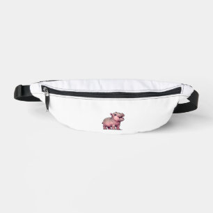 Niedliches Baby Hippo Moo Deng - Spaß und Spielfre Bauchtasche