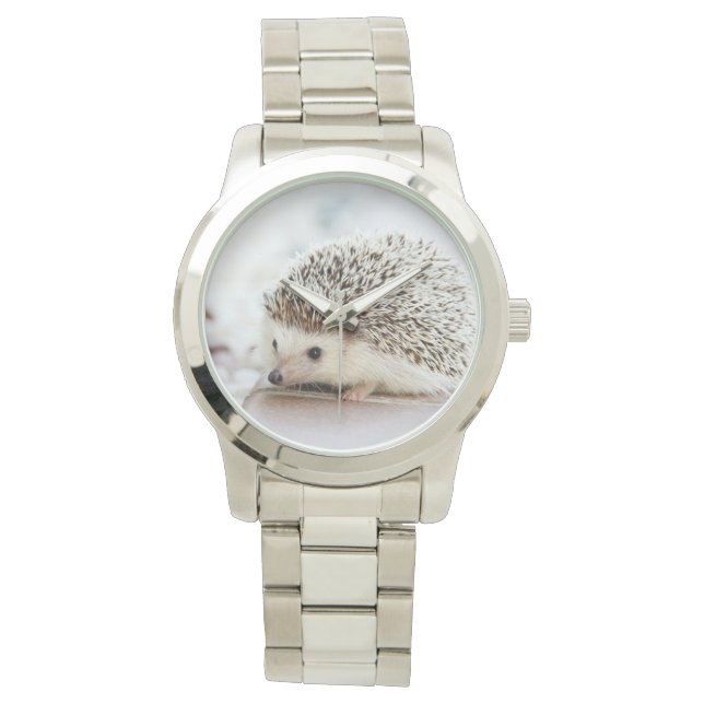 Niedliches Baby Igel Wrist Armbanduhr (Vorderseite)