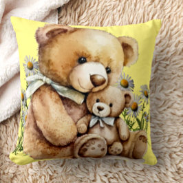 Niedliches Baby Kinderzimmer Kleinkind Teddy Bär G Kissen