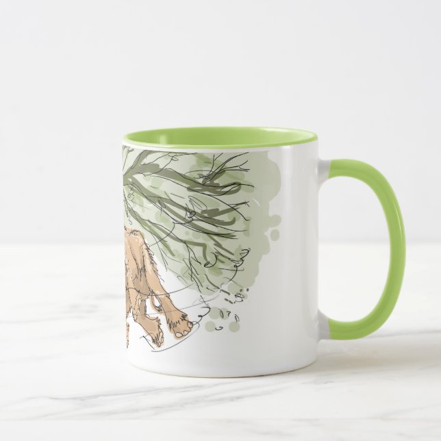 Niedliches Baby-Mammut Tasse (Rechts)