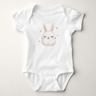 Niedliches Baby Outfit - Adortiales Weißes Kaninch Baby Strampler