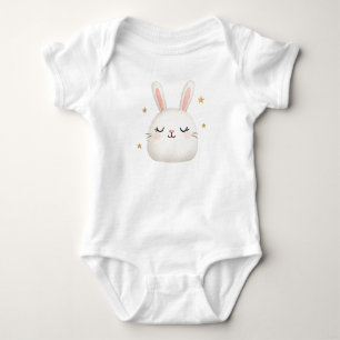 Niedliches Baby Outfit - Adortiales Weißes Kaninch Strampler