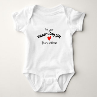 Niedliches Baby Outfit Vatertag GeschenkJoke Baby Strampler