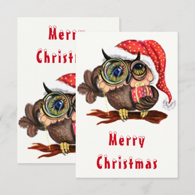 Niedliches Baby Owl - Cartoon (Vorne/Hinten)