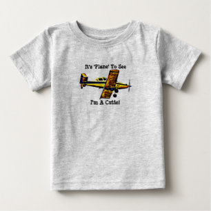 Niedliches Baby-Shirt im Flugzeug Art Baby T-shirt