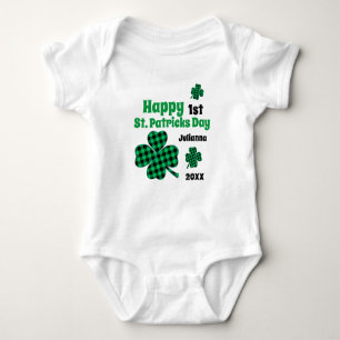 Niedliches Baby  St. Patricks Day Strampler