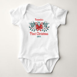 Niedliches Baby und Blume Baby Strampler