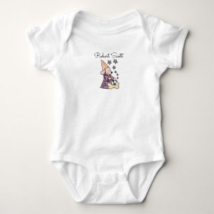 Niedliches Baby Unisex Blue Elegante Funny Hund Na Strampler
