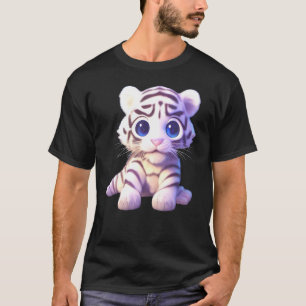 Niedliches Baby White Tiger Cub Art Artikel für Ki T-Shirt