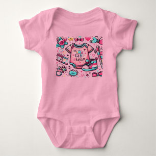 niedliches Babydesign Baby Strampler