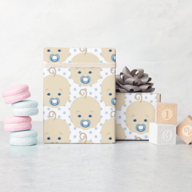 Niedliches Babyduschpapier Geschenkpapier (Babyparty)