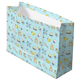 Niedliches Babyduschverhalten Große Geschenktüte