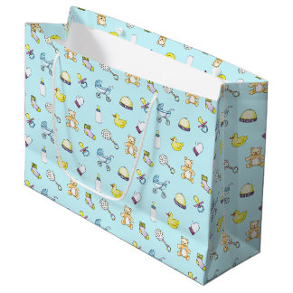 Niedliches Babyduschverhalten Große Geschenktüte
