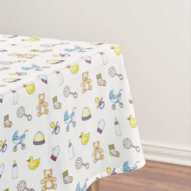 Niedliches Babyduschverhalten Tischdecke (Beispiel)