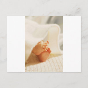 Niedliches Babyfutter Kleine Babyfütterung gepackt Postkarte