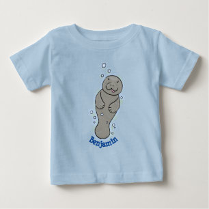 Niedliches Babymantel mit Bläschendarstellung Baby T-shirt