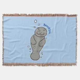 Niedliches Babymantel mit Bläschendarstellung Decke